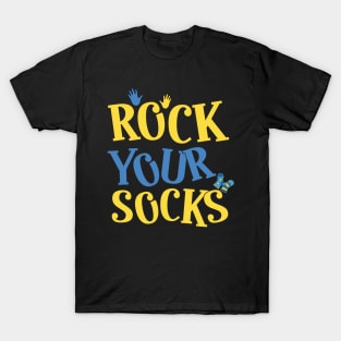 Cooler World Down Syndrome Day, Rock Your Socks Groovy T-Shirt